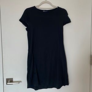 Black T-Shirt Dress with Pockets!